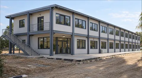 Ağır Çelik İdari Bina — Proje 5 cephe görünümü